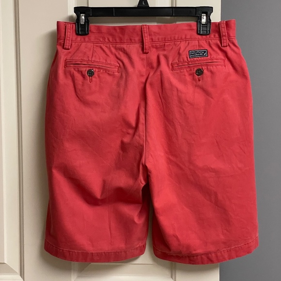 Nautica Mens Shorts, Red, Size 30W - Picture 2 of 10